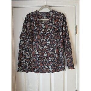 Patagonia Womens Capilene Midweight Crew Topnlong Sleeve Base Layer Sz L